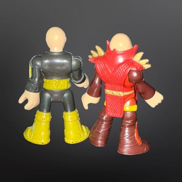 2014 Fisher-Price Imaginext Samurai Dragon Wagon 2 Samurai Warrior Figures - Picture 6 of 13